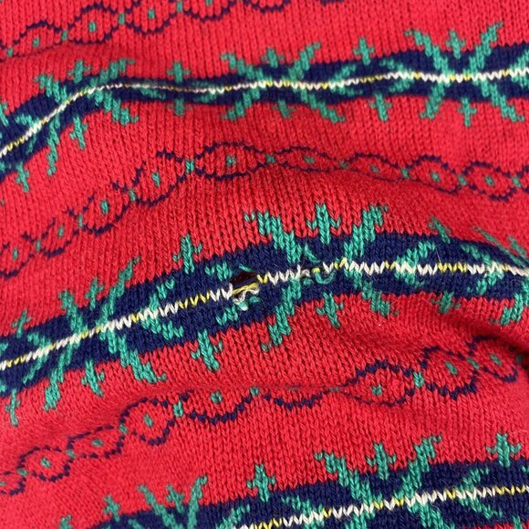 Vintage Hunt Club Scotland 100% Shetland Wool Sweater Men's Size L Defect, read* - Picture 12 of 16